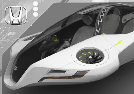 22 Futuristic Honda Fuzo Hover Concept Car Design