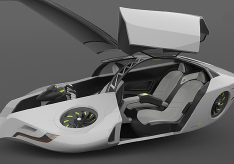 42 Futuristic Honda Fuzo Hover Concept Car Design
