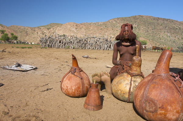 От живота на племето Himba, Намибия 