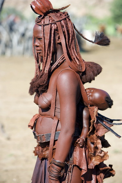 племето Himba, Намибия 